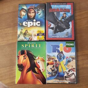 Lot Of 4 Kids Movies Dvds